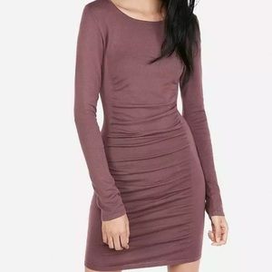 Grayish Purple Sweater Dress 💋
